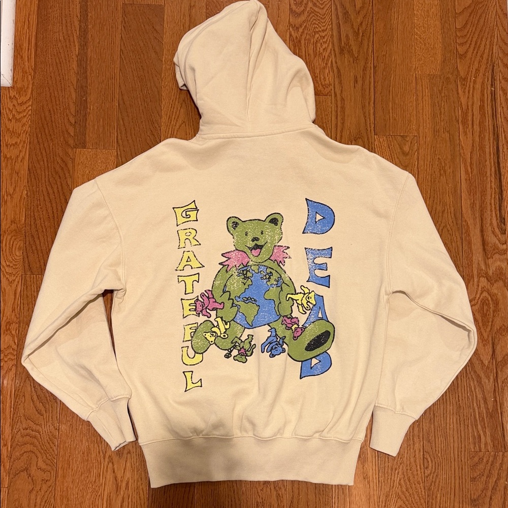 H&M Cream Grateful Dead Hoodie - Picture 3 of 5